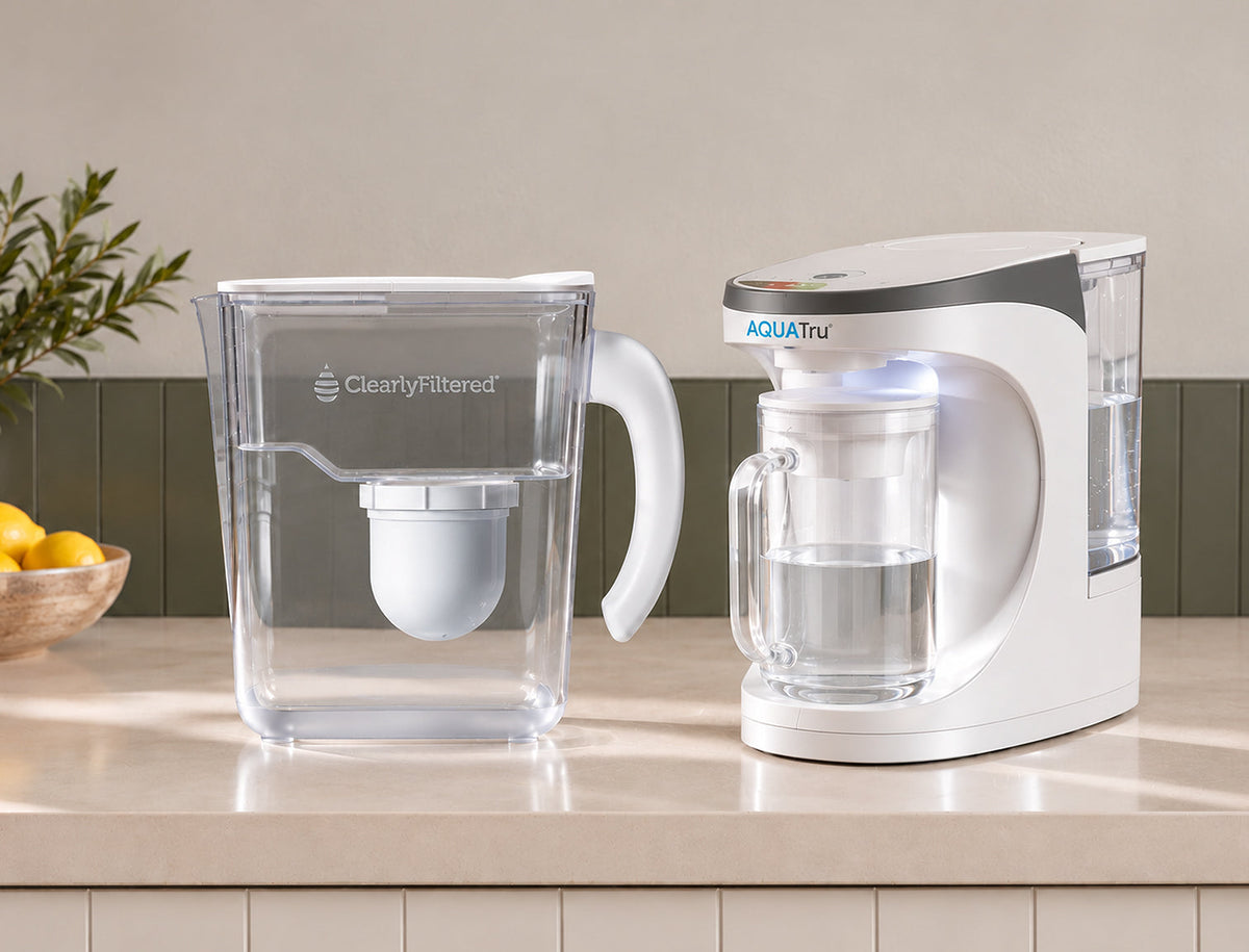 Clearly Filtered’s Pitcher vs. AquaTru’s Carafe: How The Filtration Systems Really Compare