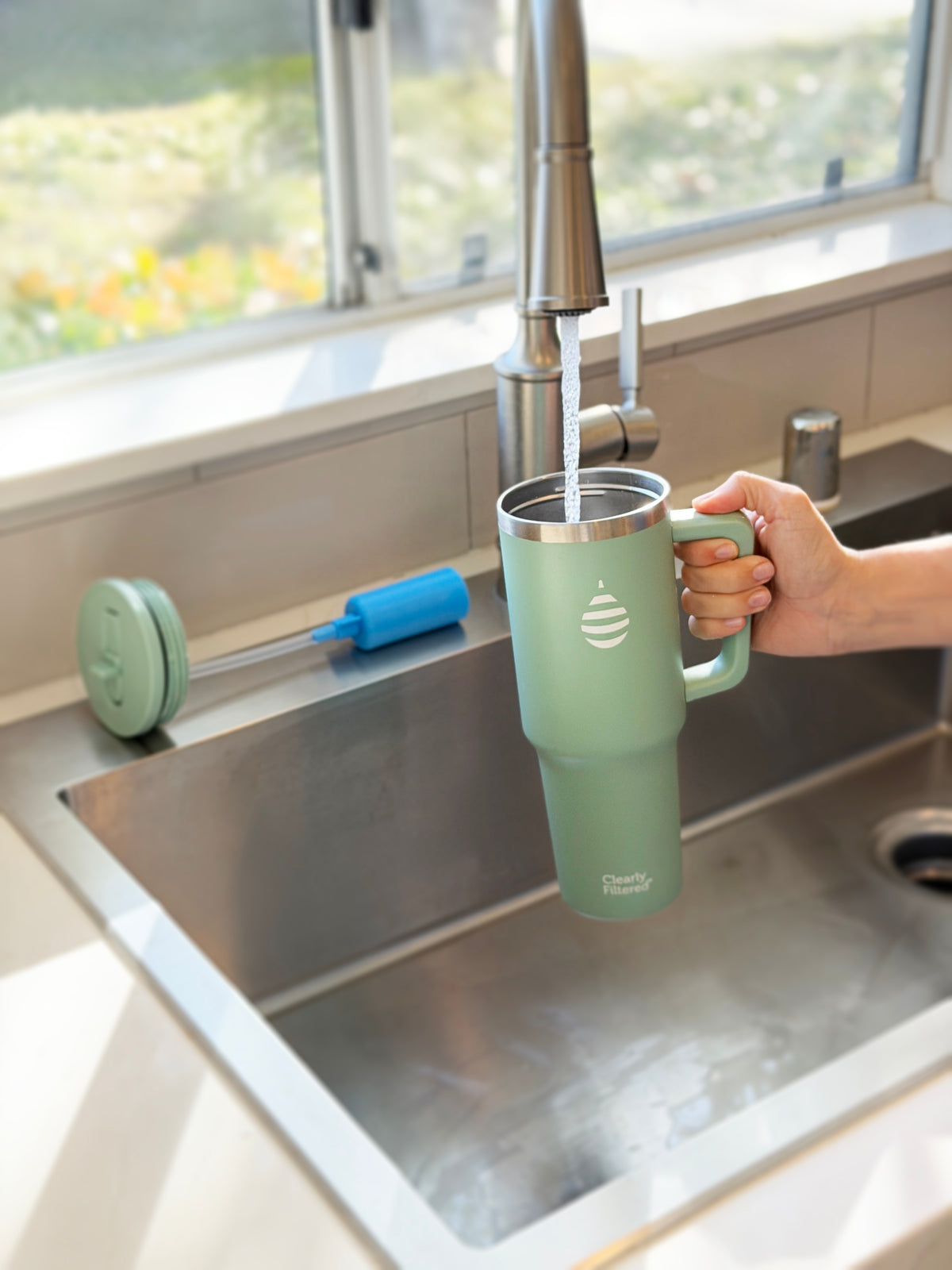 40oz Filtered Stainless Bottle