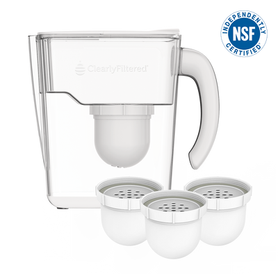 Filtered Water Pitcher + Filter 3-Pack
