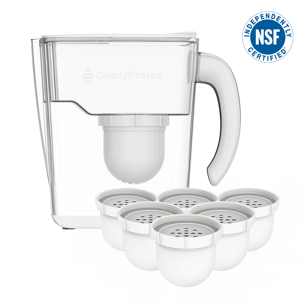 Filtered Water Pitcher + Filter 6-Pack