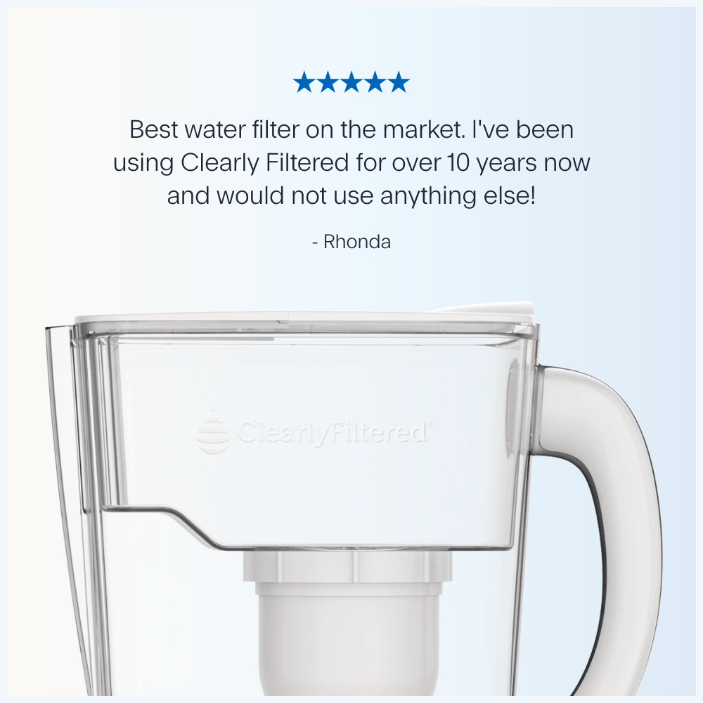 Filtered Water Pitcher + Filter 3-Pack