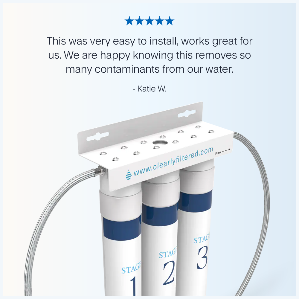 3-Stage Under the Sink Water Filter System