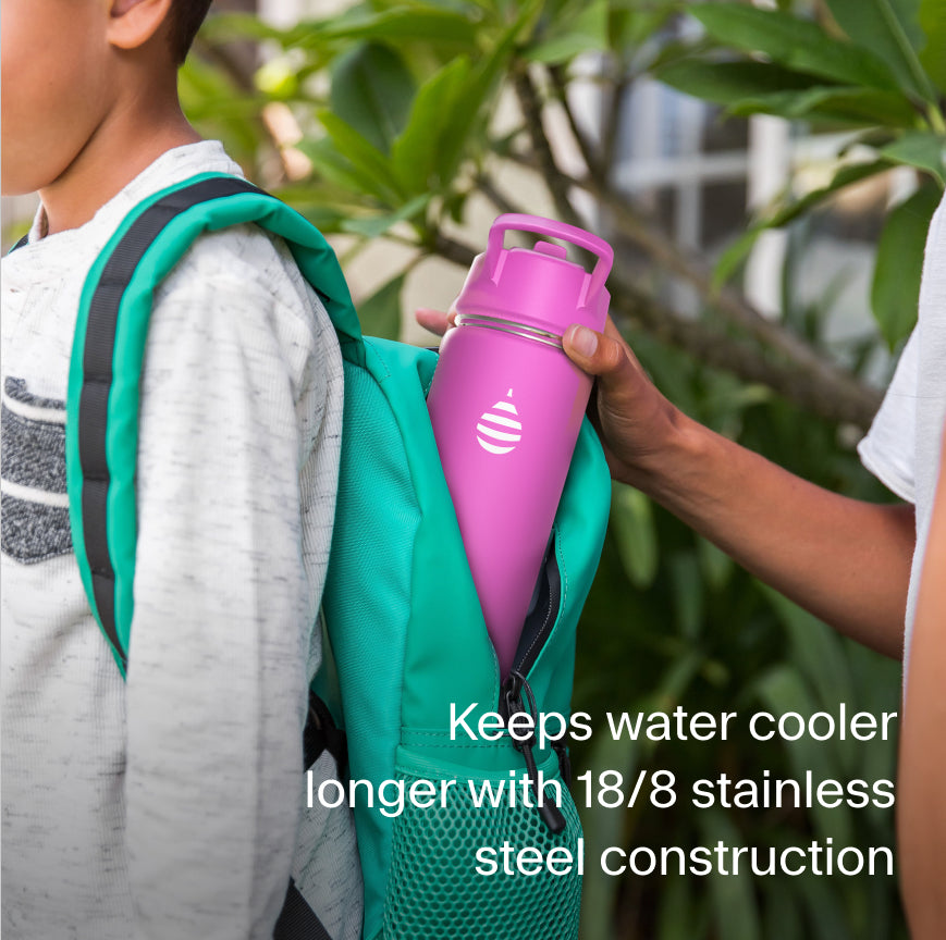 16oz Kids Stainless Steel Filtered Water Bottle