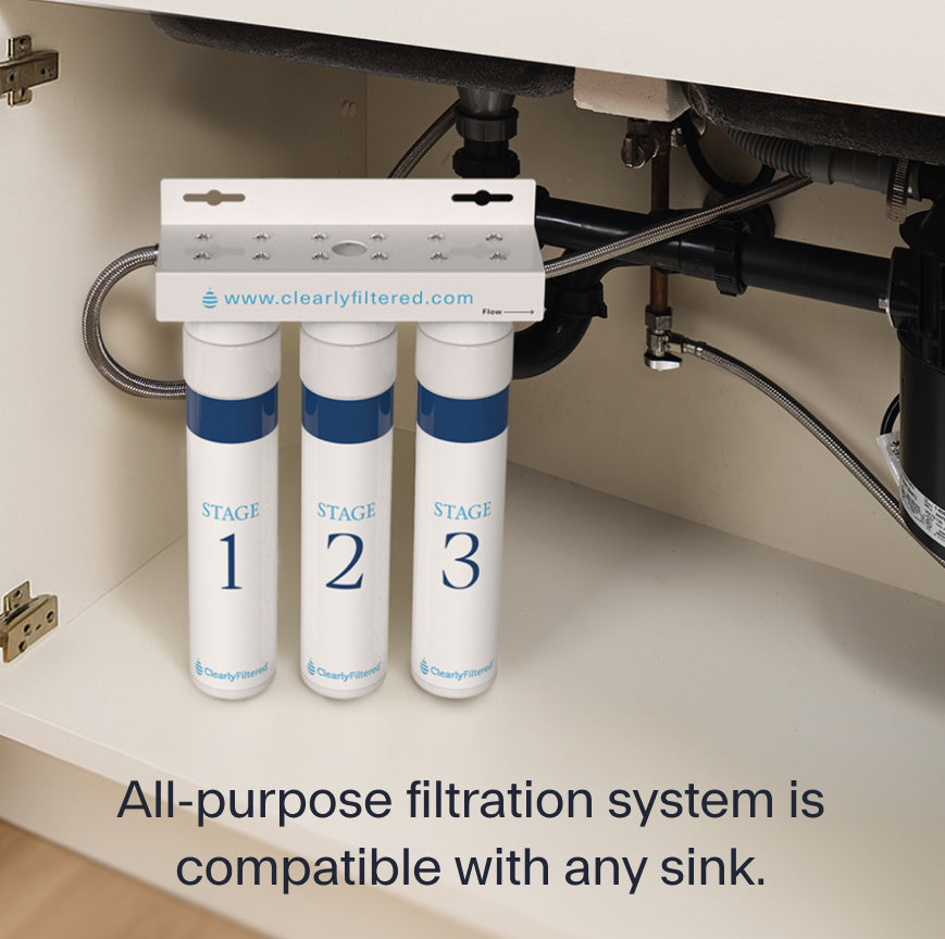 3-Stage Under the Sink Water Filter System