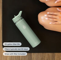 20oz Stainless Steel Filtered Water Bottle