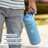 16oz Kids Stainless Steel Filtered Water Bottle