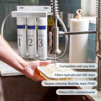 3-Stage Under the Sink Water Filter System