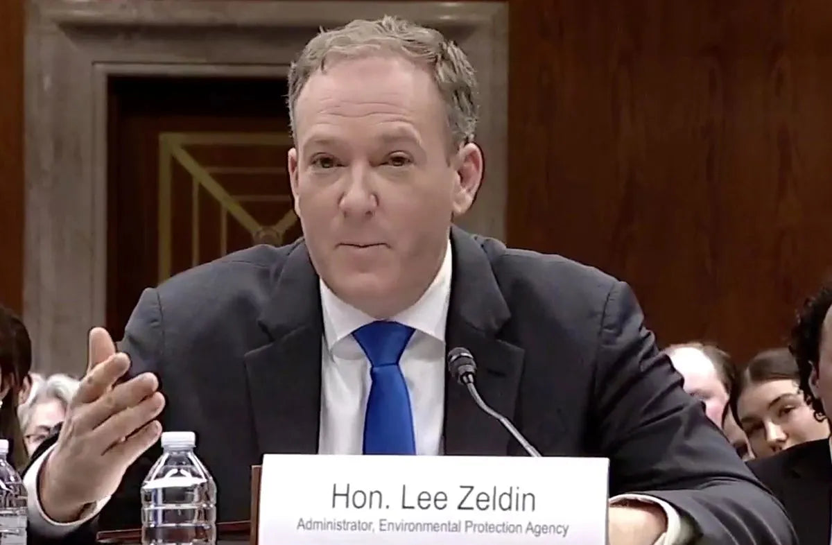 <p>Environmental Protection Agency Administrator Lee Zeldin testifies before the Senate Appropriations Committee</p>